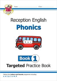 Book Cover for Reception English Phonics Targeted Practice Book - Book 1 by Karen BryantMole