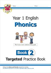 Book Cover for Year 1 English Phonics. Book 2 Targeted Practice Book by 