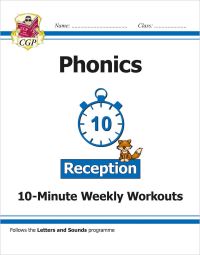 Book Cover for Reception English Phonics 10-Minute Weekly Workouts by Karen BryantMole