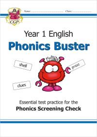 Book Cover for Year 1 English Phonics Buster by Karen BryantMole