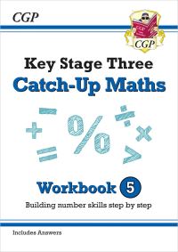 Book Cover for KS3 Maths Catch-Up Workbook 5 (With Answers) by CGP Books