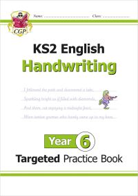 Book Cover for KS2 English Year 6 Handwriting Targeted Practice Book by CGP Books