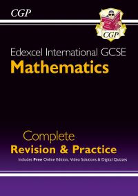 Book Cover for Edexcel International GCSE Maths Complete Revision & Practice by CGP Books