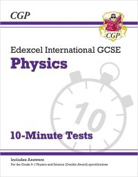 Book Cover for Edexcel International GCSE Physics by CGP Books