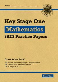 Book Cover for KS1 Maths SATS Practice Papers by CGP Books