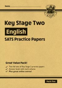 Book Cover for KS2 English Year 6 SATS Practice Papers by CGP Books