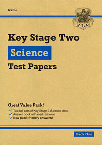 Book Cover for KS2 Science Tests by CGP Books