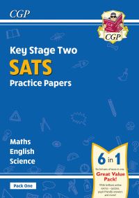 Book Cover for KS2 Complete Year 6 SATS Practice Papers Pack 1 by CGP Books