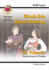 Book Cover for GCSE English Shakespeare - Much Ado About Nothing Workbook (Includes Answers) by CGP Books