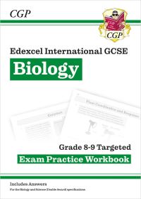 Book Cover for Edexcel International GCSE Biology Grade 8-9 Exam Practice Workbook (With Answers) by CGP Books
