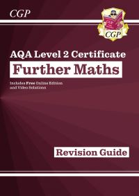 Book Cover for AQA Level 2 Certificate in Further Maths by Richard Parsons