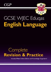 Book Cover for New GCSE English Language WJEC Eduqas Complete Revision & Practice (With Online Edition) by CGP Books