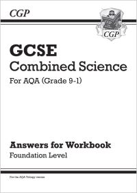 Book Cover for GCSE AQA Combined Science Foundation Level Answers for Workbook by 