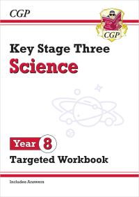 Book Cover for KS3 Year 8 Science Targeted Workbook (With Answers) by CGP Books