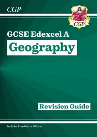 Book Cover for GCSE Geography Edexcel A Revision Guide Includes Online Edition by CGP Books