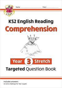 Book Cover for KS2 English Year 3 Stretch Reading Comprehension Targeted Question Book (+ Ans) by CGP Books