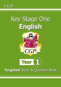 Book Cover for KS1 English Year 1 Targeted Study & Question Book by CGP Books