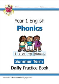 Book Cover for Year 1 English Phonics by Juliette Green