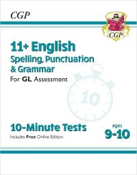 Book Cover for New 11+ GL 10-Minute Tests Ages 9-10 by 