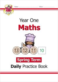 Book Cover for KS1 Maths Year 1 Daily Practice Book by CGP Books