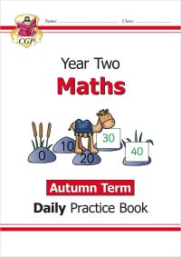 Book Cover for KS1 Maths Year 2 Daily Practice Book by CGP Books