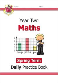 Book Cover for KS1 Maths Year 2 Daily Practice Book by CGP Books
