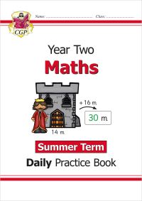 Book Cover for KS1 Maths Year 2 Daily Practice Book by CGP Books