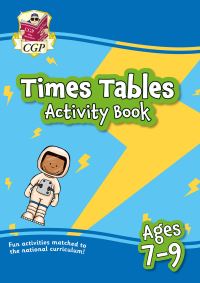 Book Cover for Times Tables Activity Book for Ages 7-9 by CGP Books