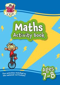 Book Cover for Maths Activity Book for Ages 7-8 by Ruth Greenhalgh
