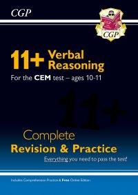 Book Cover for New 11+ CEM Verbal Reasoning Complete Revision and Practice. Ages 10-11 by 