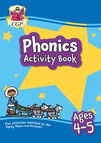 Book Cover for Phonics Activity Book for Ages 4-5 by Andy Cashmore
