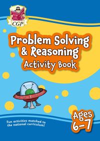 Book Cover for Problem Solving & Reasoning Maths Activity Book for Ages 6-7 (Year 2) by CGP Books