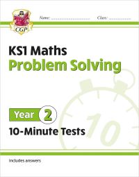 Book Cover for KS1 Year 2 Maths 10-Minute Tests by CGP Books