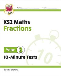 Book Cover for KS2 Year 3 Maths 10-Minute Tests by CGP Books