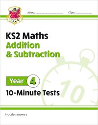 Book Cover for KS2 Maths Year 4. Addition & Subtraction by 