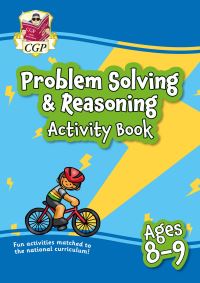 Book Cover for Problem Solving & Reasoning Maths Activity Book for Ages 8-9 (Year 4) by CGP Books