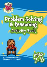 Book Cover for Problem Solving & Reasoning Maths Activity Book for Ages 7-8 (Year 3) by CGP Books