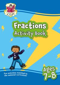 Book Cover for Fractions Activity Book by Michael Bushell, Liam Dyer, Sean McParland, Ben Train