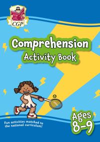 Book Cover for English Comprehension Activity Book for Ages 8-9 (Year 4) by CGP Books