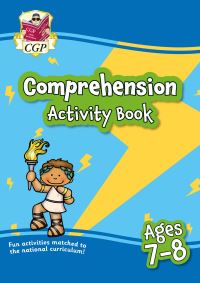 Book Cover for English Comprehension Activity Book for Ages 7-8 (Year 3) by CGP Books