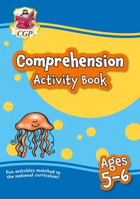 Book Cover for English Comprehension Activity Book for Ages 5-6 (Year 1) by CGP Books