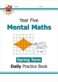 Book Cover for KS2 Mental Maths Year 5 Daily Practice Book by CGP Books