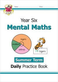 Book Cover for KS2 Mental Maths Year 6 Daily Practice Book by CGP Books