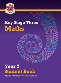 Book Cover for KS3 Maths. Year 7 Student Book With Answers by 
