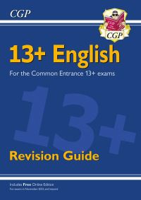 Book Cover for 13+ English Revision Guide by 