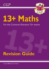 Book Cover for 13+ Maths Revision Guide by 
