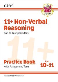 Book Cover for 11+ Non-Verbal Reasoning Practice Book & Assessment Tests - Ages 10-11 (For All Test Providers) by CGP Books