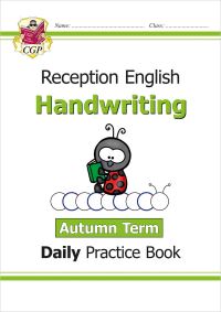 Book Cover for Reception Handwriting Daily Practice Book by CGP Books