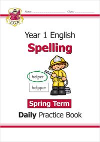 Book Cover for Year 1 English Spelling. Spring Term by Coordination Group Publications Ltd