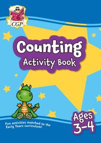 Book Cover for Counting Activity Book for Ages 3-4 (Preschool) by CGP Books